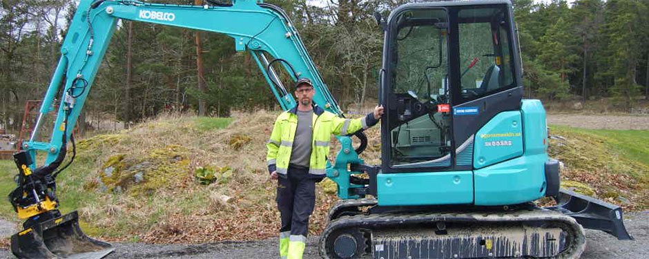 gräv- och schaktarbeten åt både privatpersoner och företag i Östergötland
